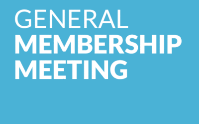 General Membership Meeting – Wednesday, October 25, 2023 at 5:30 p.m.