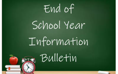 VSB 2024/2025 School Year End Information Bulletin