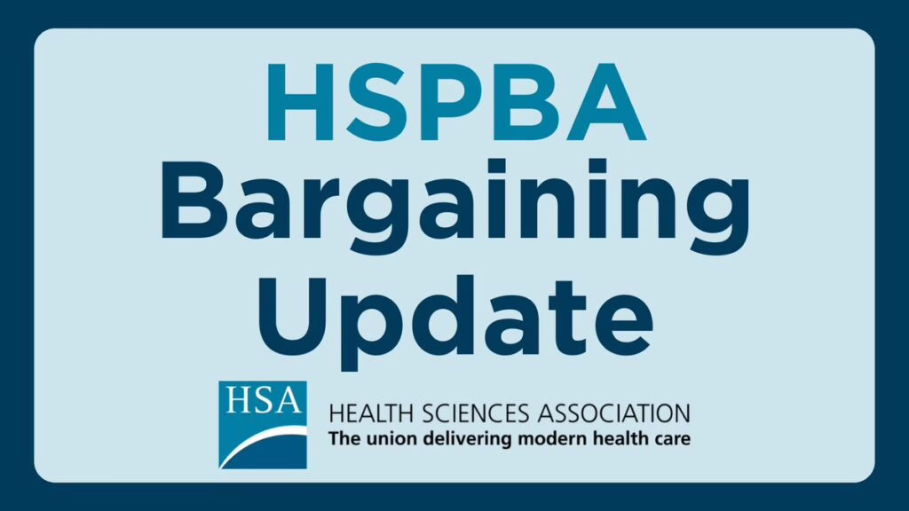 HSPBA Bargaining Update Bulletin – September 29, 2025